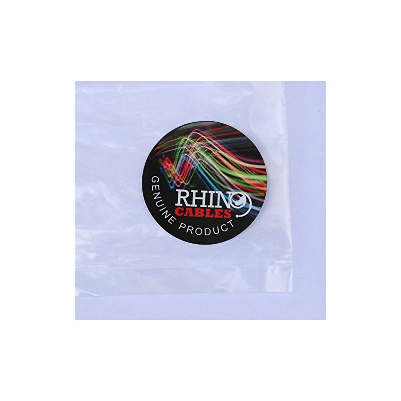 rhinocables Headphone Jack Splitter WHITE 3.5mm Jack Plug to 2x