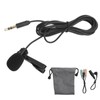 3.5mm Lavalier Lapel Microphone Clip on Hands Free Microphone for