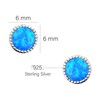 SOFIA MILANI - Women's Earrings 925 Silver - Opal Stud