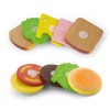 Viga Wooden Hamburger & Sandwich Set - Childrens Pretend Play