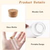 24 Pcs 30ml/1oz Glass Bottles Transparent Mini Glass Vials Empty