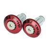 BEWFLSR - BikeTek Flush Fit Bar Ends Red