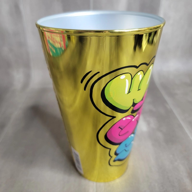 7-11 Limited Edition 7-11 Chrome Silver & Gold Plastic Slurpee