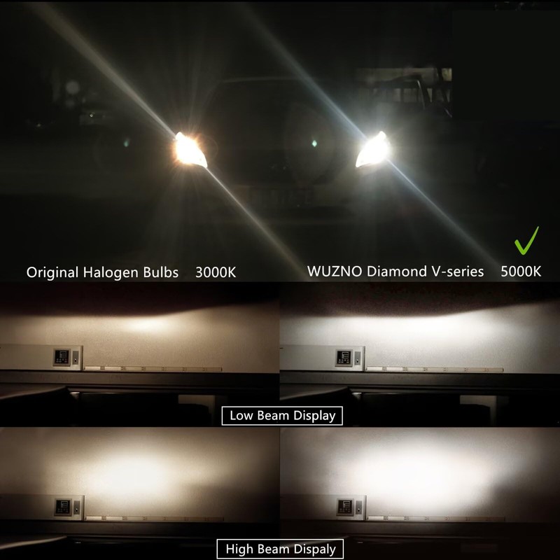 Halogen Headlight Bulbs Replacement for Honda CR-V CRV 2015 2016