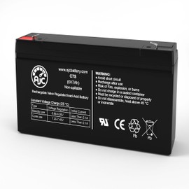 AJC Battery Compatible with Big Beam ETXFLD 6V 7Ah Emergency Light Battery