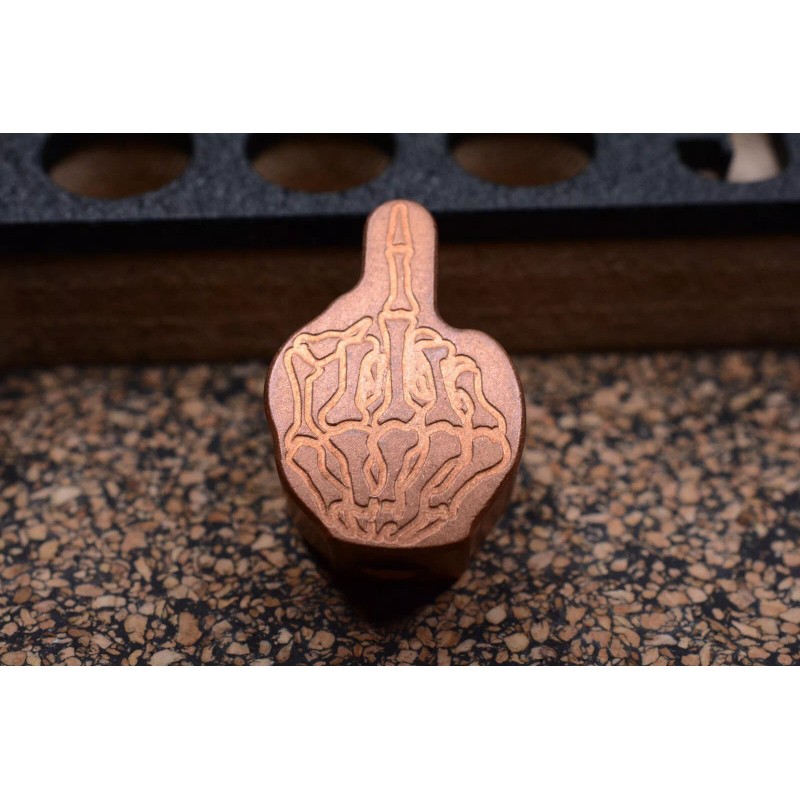 Micro-Tech RARE “F.O. From The Grave” Copper Knife Bead Pairs