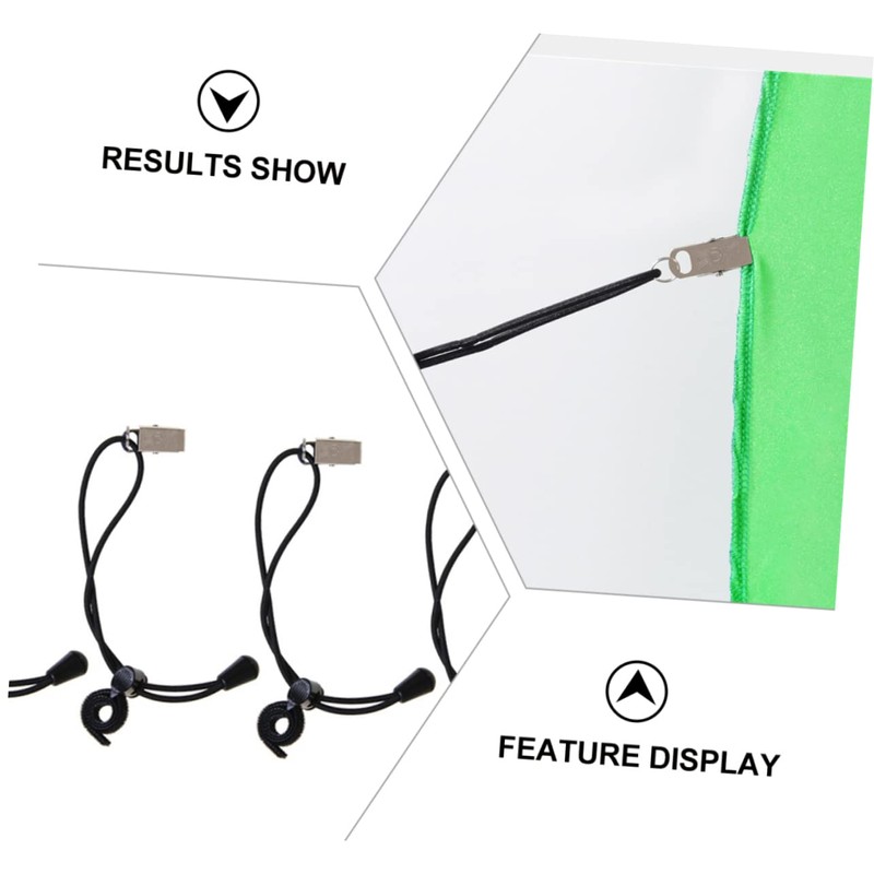 KICHOUSE 6pcs Backdrop Clip Windproof Background Cloth Hangers for Photos