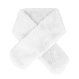 CHEERYMAGIC Kids Scarf, Kids Winter Fleece Scarves Warm Plush Scarf Wrap Cross Collar Children Neck Warmer Solid Color Neckerchief for Little Boys Girls Toddlers A7ETWJ