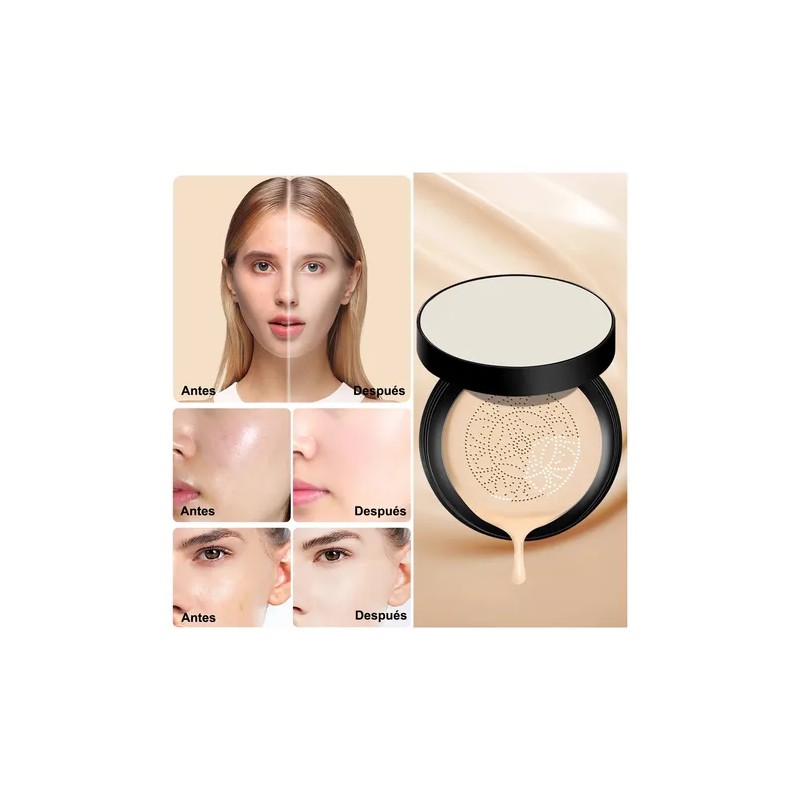 Base De Maquillaje Alta Cobertura Con Acabado Mate Luminoso