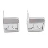 2pcs Home Security Door Reinforcement Lock Anti Theft Aluminum Alloy