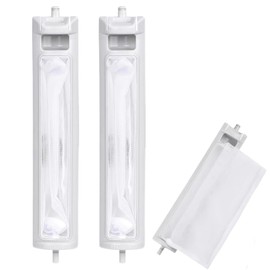 [Set of 2] Machine Washable Lint Filter ES-LP1 ES-LP2 Compatible Scum Removal Net Lint Filter Washing Machine Dust Removal Net Replacement