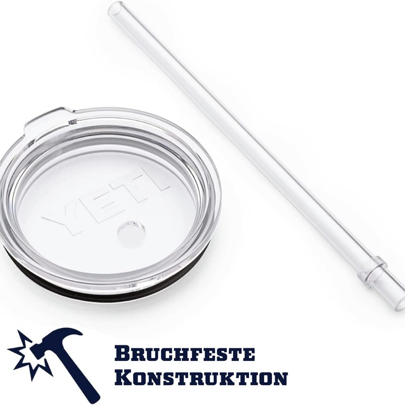 YETI Rambler Tumbler Straw Lid, White, 30 oz (887 ml)