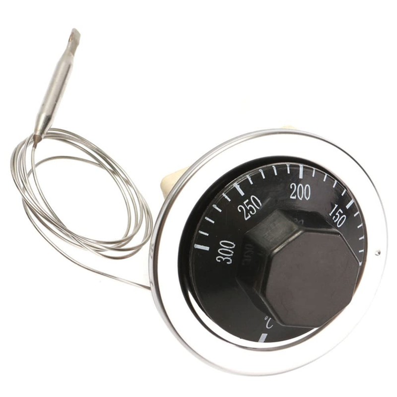 Thermostat 50-300°C, AC 250V 16A Temperaturregler Backofenthermostat Ersatz für Backofen