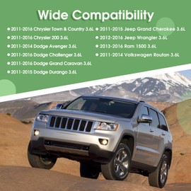 VS50805R Valve Cover Gasket Seal & MS97204 Intake Manifold Gasket for Dodge Charger Challenger 3.6L 2011-2020 Chrysler 200 300, for Durango Grand Caravan Journey Jeep Ram Cherokee Wrangler 5184596AE