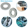 Luomorgo 1/4" Stainless Steel 304 Flat Washers, 5/8" Outside Diameter,