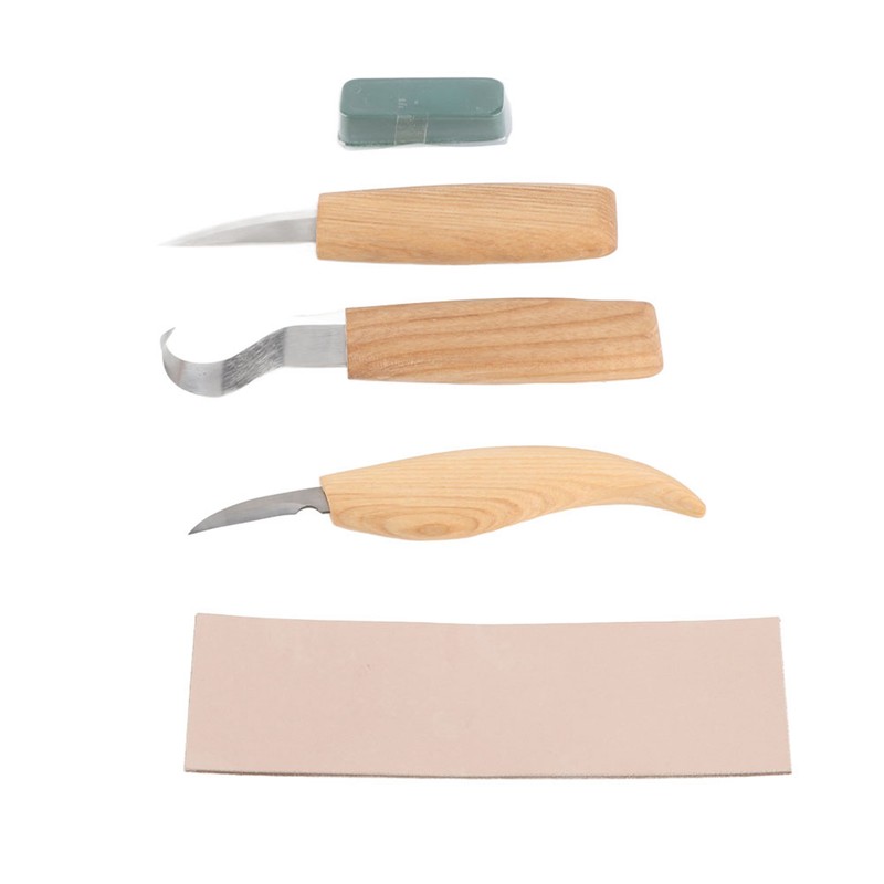 5pcs/set Wood Carving Tools Set Hand Wood Engraving Chisels Knife