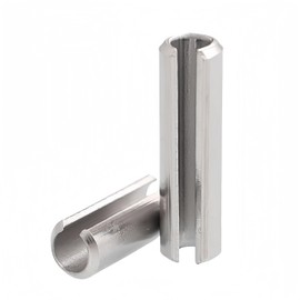 NACX M5 x 25mm Slotted Spring Pins Split Spring Dowel Tension Roll Pins, 304 Stainless Steel, 40Pcs