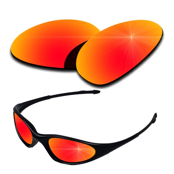 Polarized Replacement Lenses for Oakley Minute 1.0 - Orange Red