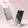 DLseego Grip Case Controller for Switch OLED Console 2021, Anti-Slip