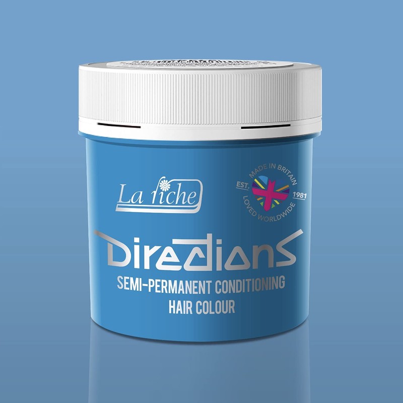 La Riche New Directions Semi-Permanent Hair Colour, 88ml, Pastel Blue