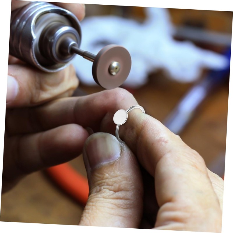 CORHAD 20 Pcs DIY Ring Bezels Ring Blank Trays Jewelry