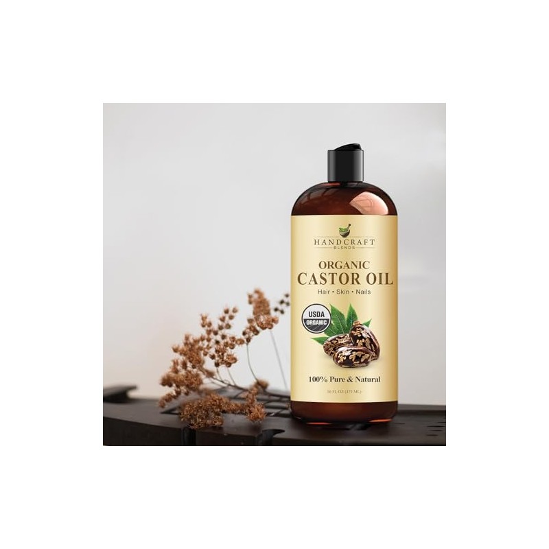 Handcraft Blends 100% Pure Castor Oil - Huge 16 OZ