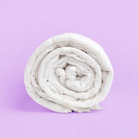 Sheets & Giggles Eucalyptus, Down Alternative Comforter. Just Like Our Eucalyptus Lyocell Sheet Sets, Our Soft, Fluffy Eucalyptus Comforter is Sustainable, Cooling, and Hypoallergenic – Queen, White