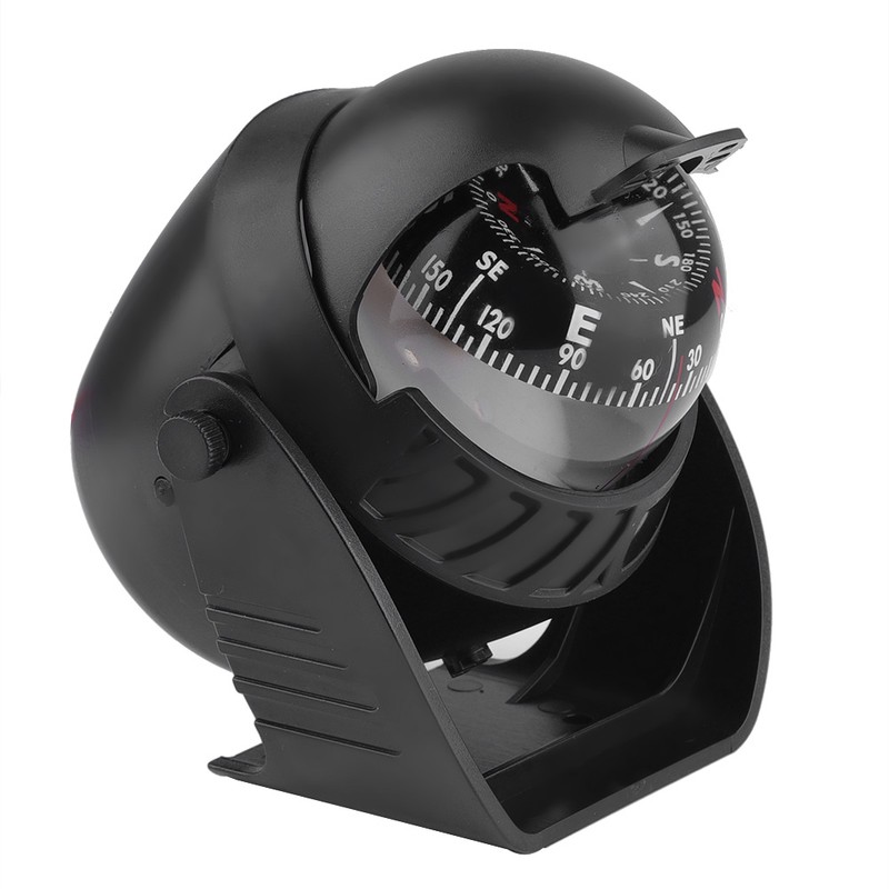 Portable Dash Mount Self adhesive Compass Ball for Marine Boat