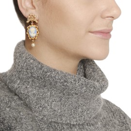 Ben-Amun Jewelry Cameo Collection Earrings Fashion Jewelry for Woman