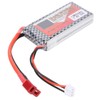 7.4V 1300mAh 30C Lipo Battery with T Plug Rechargeable Lithium
