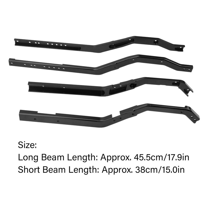 RC Chassis Frame Rails Professional Aluminium Alloy Lightweight RC Metal
