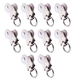 Jos & Haz MF016W-Curtain Track Accessories (10 Pack Runners)