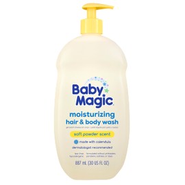 Baby Magic Moisturizing Hair & Body Wash | Specially Formulated for Baby's Delicate Skin | Tear-Free | Calendula & Coconut | 30 fl oz.