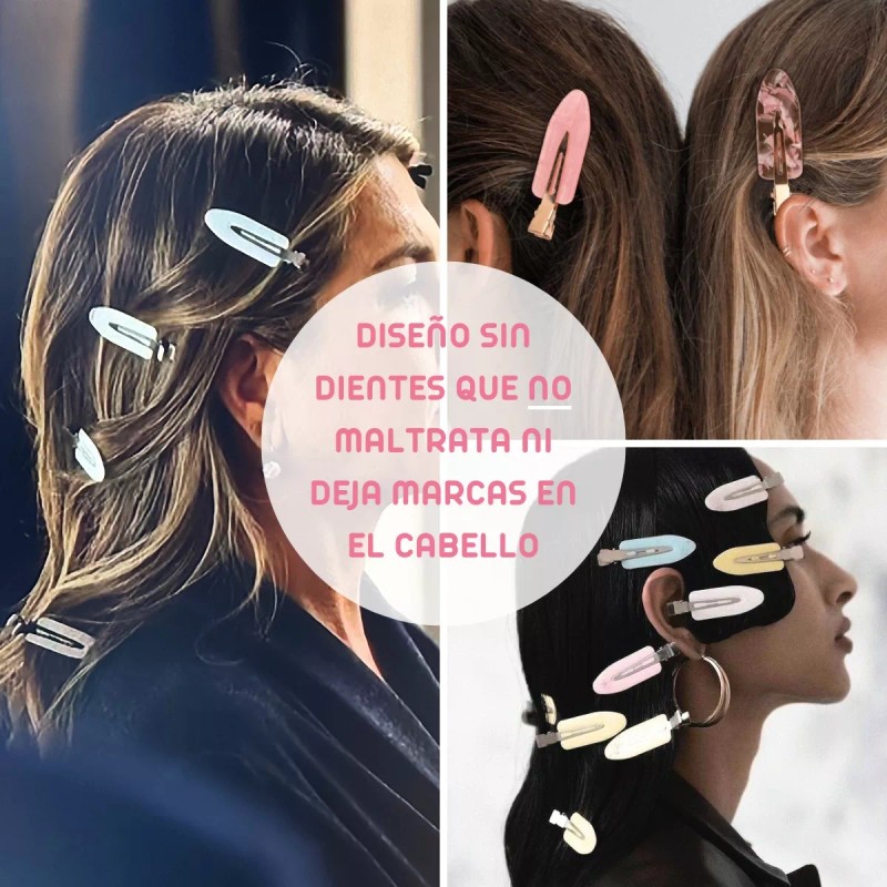 Belmary Kit Pinzas De Cabello Pasador Para Maquillaje Sin Costuras