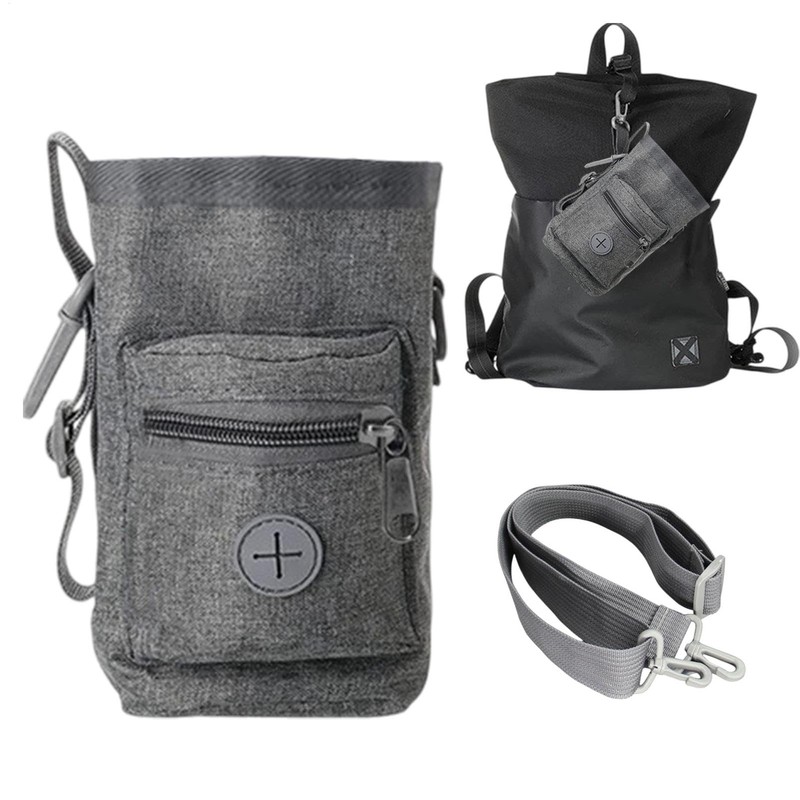 Dog Treat Pouch | Large Capacity Snack Walking Container Built-in