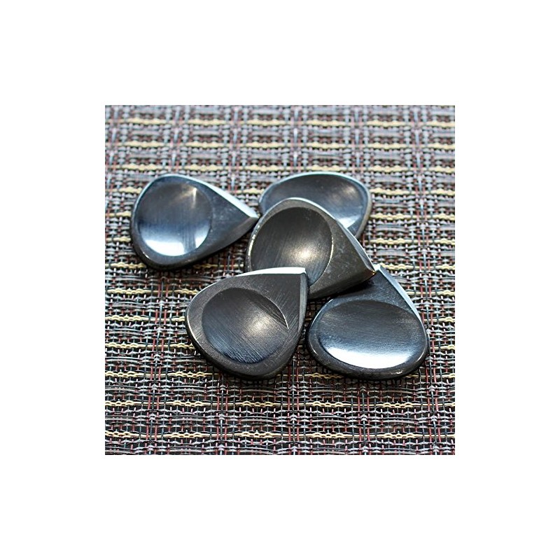 Jazz Tones Groove JAZG-BLH-1 Black Horn Single Plectrum Pick