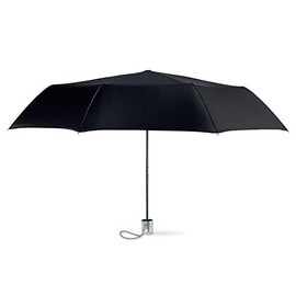 Small Umbrella for the Bag, Ideal Pocket Umbrella in Small, Mini Format, Manual Opening, 7 Different Colours, Diameter 94 notrash2003, black
