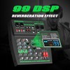 Doslnlya MW-4 Professional Audio Mixer - 4 Channel Portable Sound