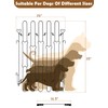 Portable Foldable Pet Gate for Front Doors - Durable Retractable