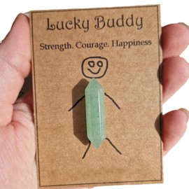 TOTWBUNNY Healing Crystal Double Point Hexagonal Column Blind Box - Natural Gemstone Figurines for Healing, Protection, and Luck