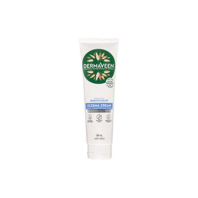 DermaVeen Sensitive Relief Eczema Cream 100mL
