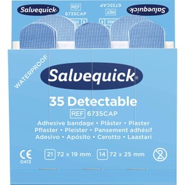 Söhngen 1009735 Salvequick Patch Strips Detectable 35 Pieces