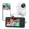 Simyke Video Baby Monitor with Camera and Audio,5'' Screen,720P,No Wifi