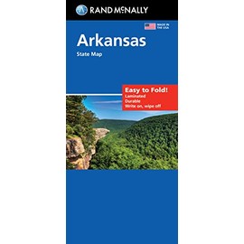Rand McNally Easy To Fold: Arkansas State Laminated Map