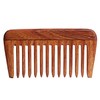 SVATV Handmade Rosewood / Rosewood Detangling Comb for Thick, Curly