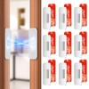 PHIXBEAR 9 Pairs Ultra-Thin Magnetic Cabinet Door Catch, No-Drill Adhesive