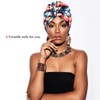 Syhood 4 Pieces Flower Turban Hats for Women Soft Pre-Tied