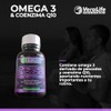 Suplemento Omega 3 y Coenzima Q10-60 Cápsulas | Vitaminas con