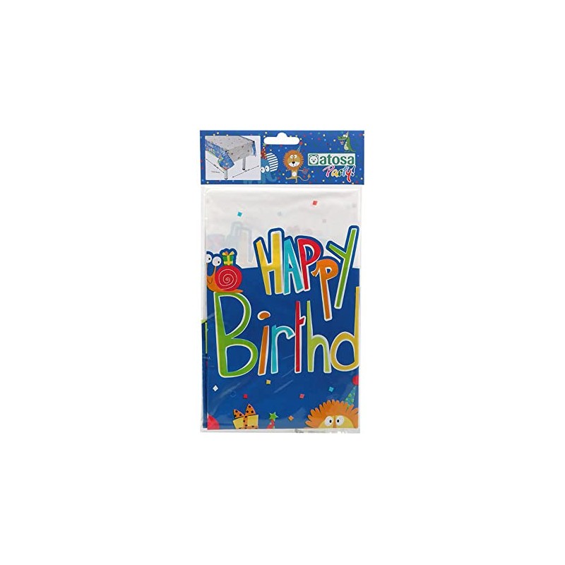 BigBuy Party - Tablecloth, Multicoloured (S1131039)