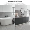 BWE Wall Mount Bathtub Faucet Matte Black Single Handle Bathtub